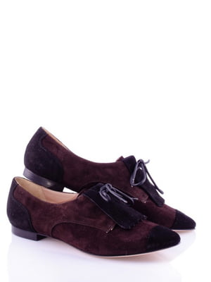Туфлі коричнево-чорні | 5868408
