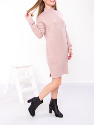 Платье-свитер розовое | 6078162