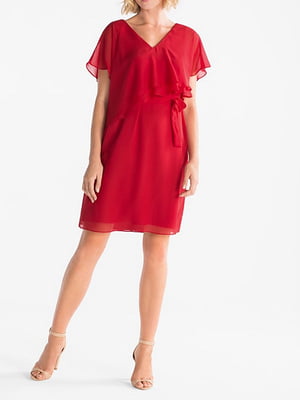 Платье А-силуэта красное | 6079258
