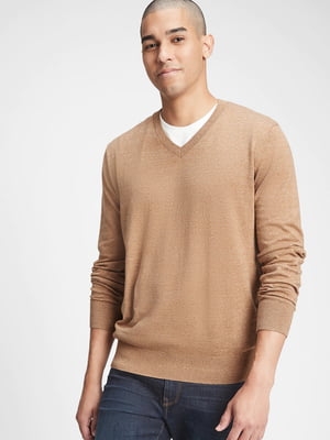 Пуловер коричневий | 5925371