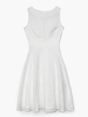 Платье А-силуэта белое | 6080218