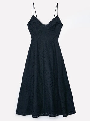 Платье А-силуэта черное | 6080290