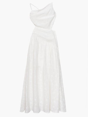 Платье А-силуэта молочного цвета | 6080291