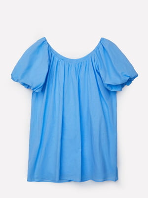 Платье А-силуэта голубое | 6080333