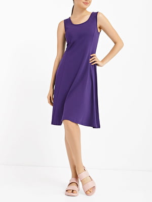 Платье А-силуэта фиолетовое | 6080481