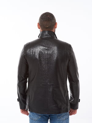 Куртка черная кожаная | 6081558