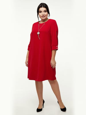 Сукня А-силуету червона | 6083280