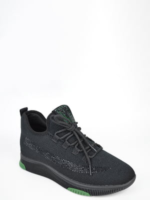 Кросівки чорно-зелені | 6072286