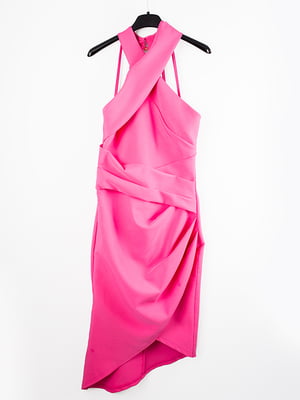 Платье-футляр розовое | 6087642