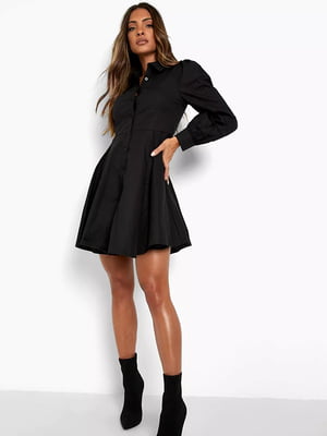 Сукня-сорочка чорна | 6087774
