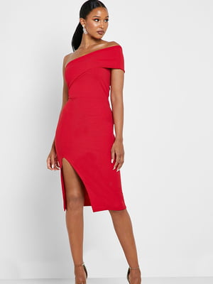 Сукня-футляр червона | 6087810