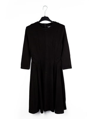 Платье А-силуэта черное | 6087834