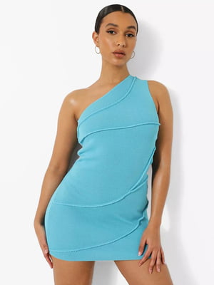 Сукня-футляр блакитна | 6087900