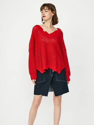 Пуловер красный | 6088289