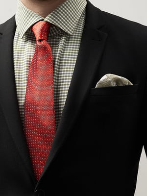 Краватка червона у візерунок | 6089961