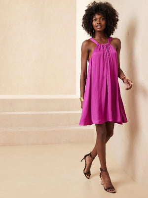 Сукня А-силуету фіолетова | 6090184