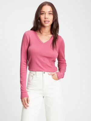 Пуловер рожевий | 6090274