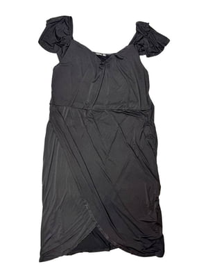 Платье А-силуэта черное | 6087660