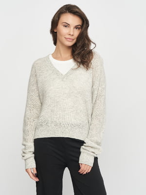 Пуловер сірий | 6069587