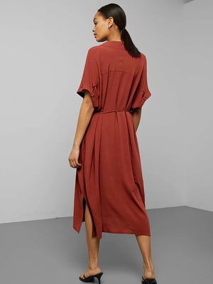Сукня оверсайз теракотового кольору | 6081926