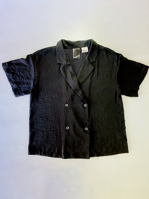 Рубашка пижамная черная | 6081993