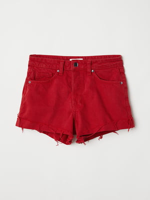 Шорти джинсові червоні | 6096978