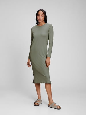 Сукня-футляр зелена | 6100774