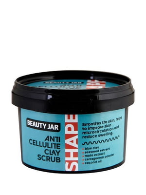 Скраб глиняний антицелюлітний для тіла Beauty Jar (380 г) | 6101549