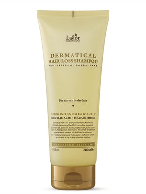 Шампунь против выпадения волос Dermatical Hair-Loss Shampoo Lador (200 мл) | 6101630