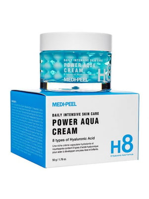 Крем увлажняющий с пептидными капсулами Power Aqua Cream Medi-Peel (50 мл) | 6101663