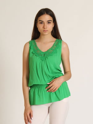 Блуза зеленая | 6102128
