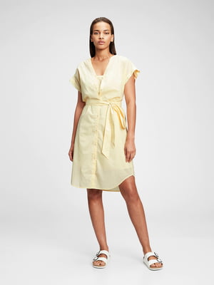 Сукня А-силуету жовта | 6104045