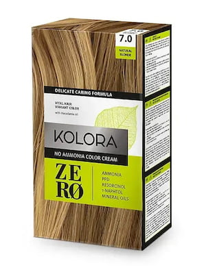 Фарба для волосся Kolora Zero – 7.0 Натуральний блонд | 6104932