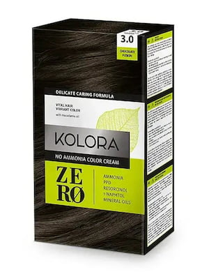 Фарба для волосся Kolora Zero - 3.0 Натуральний шоколад | 6104936