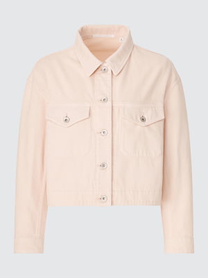Куртка джинсовая персикового цвета | 6105386