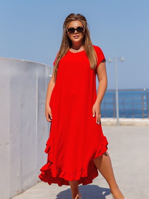 Сукня А-силуету червона | 6108575