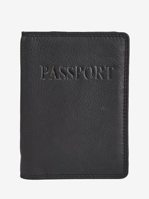 Обкладинка на паспорт чорна | 6111383