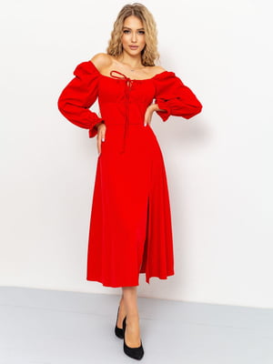 Сукня А-силуету червона | 6114644