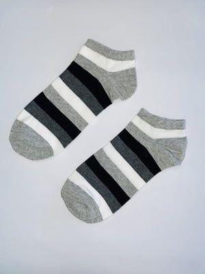 Шкарпетки сірі в смужку | 6115702
