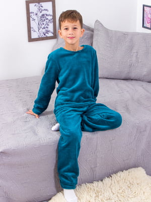 Пижама махровая: джемпер и брюки | 6116288