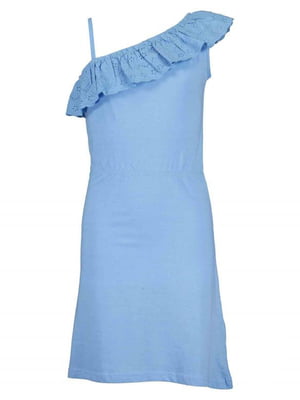 Сукня А-силуету блакитна | 6117552