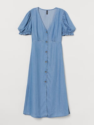 Сукня А-силуету блакитна | 6117565