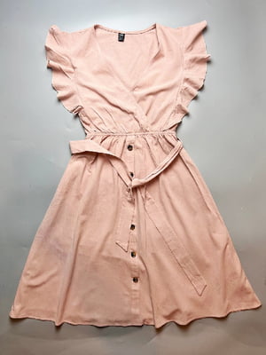 Платье А-силуэта розовое | 6117626