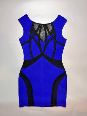 Сукня-футляр синя | 6117785
