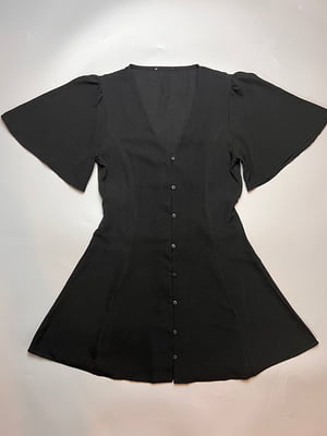 Платье А-силуэта черное | 6117811
