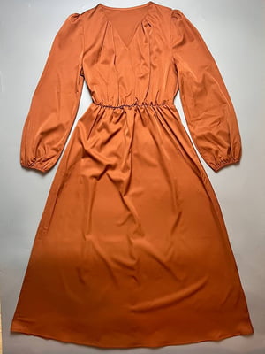 Сукня А-силуету теракотова | 6117837