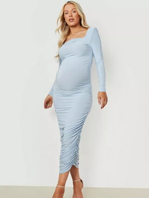 Сукня для вагітних блакитна | 6117980