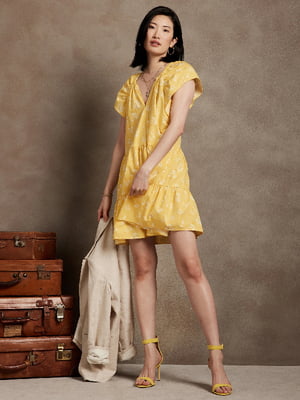 Платье А-силуэта желтое | 6090110