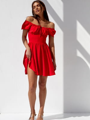 Платье А-силуэта красное | 6122172