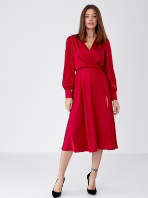 Сукня А-силуету рубінового кольору | 6122234
